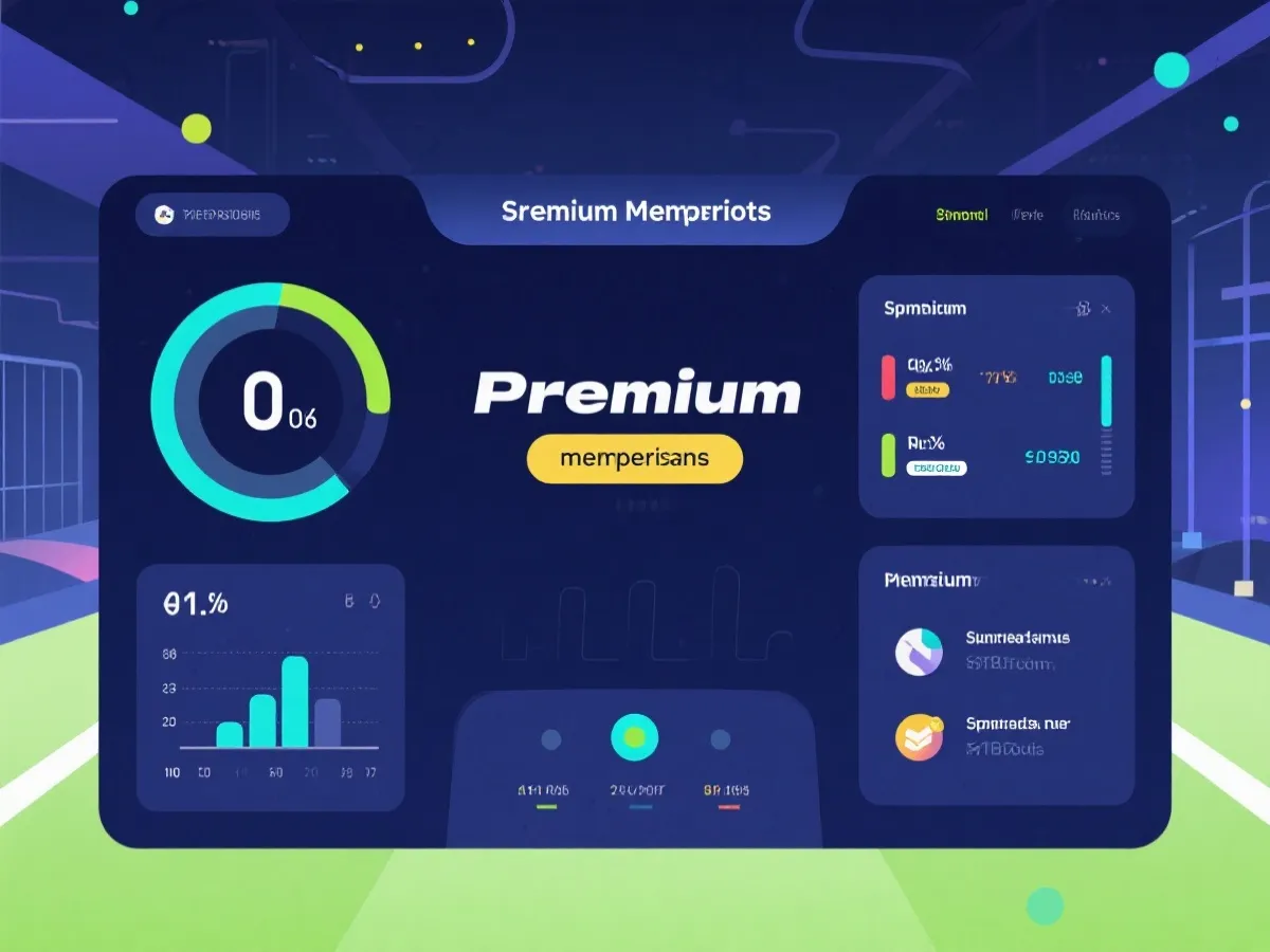 体育会员专属服务与智能体验示意图